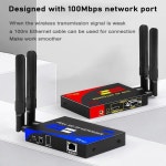 1080P 4K HDMI 무선 비디오 송수신기 연장기 100M 오디오 IR Rj45 VGA 포트 포함 카메라 노트북 PC-TV 프로젝터 연결 : AthenaMarket