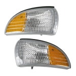 코너링 라이트가 없는 TRQ 코너 라이트 세트 1991-1996 뷰익 로드마스터 쉐보레 카프리스 1994-1996 임팔라 1991-1992 올드스모빌... 