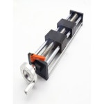 수동 볼스크류 선형 액추에이터 슬라이드 가이드 일방 50mm(플라스틱핸드휠+잠금렌치) : 마이직구박스