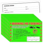 불법 주차 위반 스티커 50개 차량 창문용 견인 경고 개인 스티커를 제거하기 어려운 여러 가지 이유 25 : 아마큐