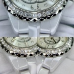 샤넬 J12 다이아몬드 베젤 워치 화이트 H2685 : EcoRing Korea
