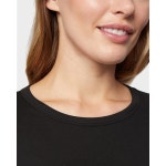 32 Degrees 여성용 경량 베이스레이어 크루 탑 긴소매 폼 피팅 4방향 스트레치 보온 블랙. Small : 덱스트