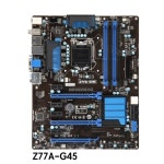 MSI Z77A G45 데스크탑 마더보드 MS 7752 Z77A G45 엘지 호환A 1155 DDR3 메인보드  테스트 완료 OK 완전 작동 : 아미숍