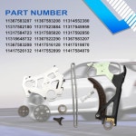 FIWARY 타이밍 체인 키트 오일 펌프 기어 에센셜 엔진 리빌드 솔루션 BMW 128i 135i 328i 328xi X3 X5 X6 F22 F23 N51 N52 OE 113175... 