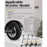 1 고트락스용 타이어 고트락스 GXL V2 에이펙스 XL 프로 MAX... 1 자이브 저니 전기 스쿠터, 튜브리스 앞 뒷바퀴 8 1/2인치 : 벨로바이