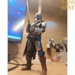 1/12 스케일 스타 워즈 블랙 시리즈 만달로리안 액션 피규어 G0365 PVC 이동식 관절 룸 장식품 모델 생일 선물 수집 : 지장보살