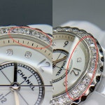 샤넬 J12 다이아몬드 베젤 워치 화이트 H2685 : EcoRing Korea