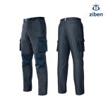 지벤 겨울 청 작업복 점퍼 상의 용접 면 방한 패딩 용접복 ZB-J1352 : 지벤안전몰