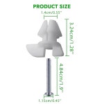 Kohler 변기 시트 하드웨어 팩 - 2팩 (모델 1133024 및 1239016에 적합) - 시트 안정성 향상을 위한 볼트 및 나사 : 버니스토어플러스