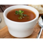 소로 에센셜 - 7-1/4온스. 아메리칸 화이트 빅토리아 부용 컵 보리 컬러 세트 36 세라믹 롤 엣지 중국 디저트 수프 시리얼 스크림 디핑 소스 커피... 