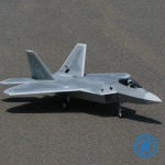 64mm F22 원격 조종 모델 항공기 수납식 착륙 장치 및 플랩이 있는 고정익 랩터 전투기 : 모노픽11