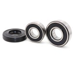 1pcs SDD 25 50.75 10/12 6203-2RS1 6204-2RS1 드럼 세탁기 워터 씰 베어링 수리 키트 : 지원픽