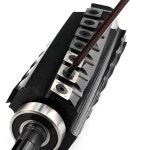 그리즐리 6인치 조인트 교체용 헬리컬 커터헤드 G1182, G0654, G0452, G0526, G0813, G0814, 30개의 칼, 도구 및 베어링이 포함된... 
