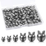 티에이치이노베이션 | 60Pcs 스플릿 샷 낚시 무게 싱커 이동식 라운드 작은 라인 미끼 태클 0.8g 60PCS : 고요1마켓