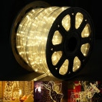 150피트 LED 로프 조명, 1620개의 방수 실내 야외 파티 장식 8가지 모드, 정원, 수영장, 가정용 연결 가능하고 유연한 조명(웜 화이트... 