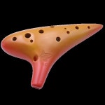 테너 C 메이저 플레임 오카리나 12 홀 : 이십일룡산업