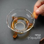 [다도 다기] 예향원 핸드메이드 색채 수정유리 차거름망 세트 E-9964 : 예향원