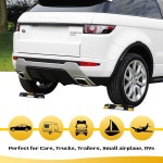 차고용 2팩 헤비 듀티 주차 스토퍼, 주차 장치 보호, 설치가 간편한 주차 보조 장치 2대, 18인치 L x 3.7인치 W x 1.8인치 : 딜리고허브