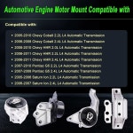 쉐보레 05-10 코발트 06-11 HHR 07-10 폰티악 G5 05-07 새턴 이온 2.0L 2.2L 2.4L 자동 변속기 교체용 시츄 엔진 모터 마운트 3086 A5374... 