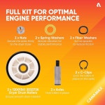 [업그레이드된 2025] Canamax 303373K 건조기 롤러 휠 드럼 서포트 키트 - 메이태그 크로슬리 젠에어와 호환 303373 3-3373 Y303373... 