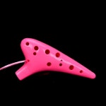 미니 오카리나-12 홀 소프라노 C 키 SC 미니 ABS 수지 오카리나 플루트 Orff 악기 Flauta 어린이용 학생 놀이 : 이십일룡산업