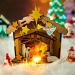 크리스마스 무드등 만들기 LED 쿠키하우스 겨울 조명 diy 키트 초등 체험 활동 : 상상하랑