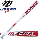마루치 리틀리그 알루미늄 야구 배트 1 28인치 18 회백색 빨간색 CatX 6 : B브링샵