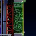 펀홀 FO F9098 사이버펑크 네온 시티 기차역 정거장 조명 호환블럭 루미브릭 : 타오샵k