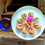 한만두 평양고기 한잎만두 1kg/6봉 전문업소용 칼국수집 냉면집 : 쿡짱