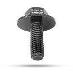 71315-122382A 20x M6 헥스 헤드 SEMS 바디 볼트, 1.0 x 20mm 루즈 와셔, 변속기 팬용, 오일 팬 17mm 와셔, OEM 11504570 교체, 도요타... 