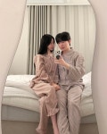 피치기모 커플 잠옷 신혼부부 홈웨어 선물 : 멜로멜로: