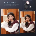 버전 플래시, 최대 출력 100W의 CU 터치스크린 스피드라이트, 탈착식 서브 USB 충전 배터리, 2.4G 무선 1/8000s HSS TTL : 고흥상회6호점