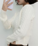 리하이] 케이블 버튼 니트 (4color) : Rehi 리하이