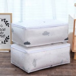 투명이불가방 투명이불정리함 소형 대형 파우치 보관함 수납 구름2개세트 : 세모물상점