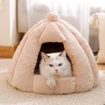 따뜻한 고양이집 LEZIZI WB050 두꺼운 면 PP 닫힌 인조 애완동물 카페트 털 짧은 : 다이음다