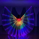 벨리 댄스 LED 날개 여성 공연 형광 나비 이시스 카니발 주도 의상 쇼 : 해파상