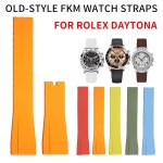 호환 데이토나 모델 16519의 경우 116518   AND 11659.오래된 스타일의 불소고무 시계줄 : 체리마켓1