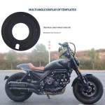 VOGE CU525 CU-525 525CU 수정된 폐쇄 허브 커버 전면 및 후면 타이어 링 금속 장식 커버 Black Warrior : 코지마켓1