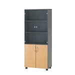 TS 5단 캐비닛 유리장 [수입]W800×D400×H1900 : 퍼프사무가구