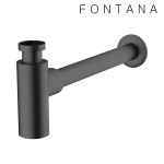 폰타나 TF-G8005.B 벽부형 트랩 블랙 FONTANA TFG8005B : 바스앤모어