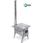 야외용 접이식 캠핑 화목 티타늄 미니화로 파이어 장작 펠렛 백패킹 취사용 캠핑용 유리창문형캠핑로 원천청산 유리창문형캠핑로 원천청산... 