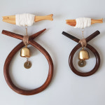 액막이명태 현관종 소코뚜레 도어벨 현관벨 방짜구리 사이즈대 : 이앤아뜨리에