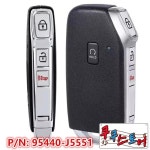 쿠쿠스토어 2022-2023 기아 스팅어 KEYECU 교체품 95440-J5551 신형 스마트 근접 리모컨 자동차 키 FOB 433MHZ 4버튼 : 쿠쿠스토어2