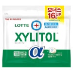 롯데 자일리톨 알파 덴탈껌 리필백 102g : 파이브온