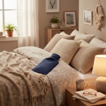 파쉬 보온 물주머니2L 누빔면커버(3미리) 핫팩 찜질팩 : FASHY