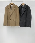 Ourin 아워인 25FW 헤링본 울 자켓 (2color) 숏 긴팔 : 샌드 - Sand