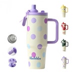 30 귀여운 무드 갤런 병 빨대 및 주둥이 차량용 내장형 차 인퓨저 SUS316 스테인리스 스틸 냉/온 용 누출 방지 Green 900ML : 고요1마켓