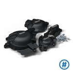 스즈키 GSX-R1000 L7-M3 K17 오토바이 엔진 커버 클러치 보호 세트 액세서리 2017-2023 : 모노픽11