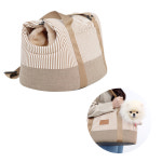 레드퍼피 빈센트 슬링백 대형 스트라이프 브라운 : 루루 펫 스토어