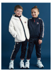 [FILA] 휠라 후리스 자켓 겨울 트레이닝 세트 태권도 단체 키즈 3pcs : 골드스포
